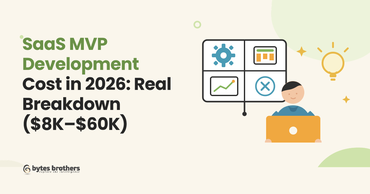 SaaS MVP Development Cost in 2026: Real Breakdown ($8K–$60K)