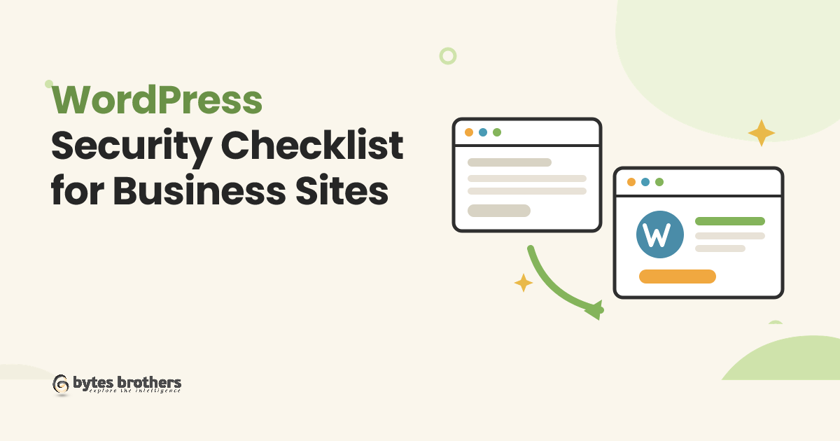 WordPress Security Checklist for Business Sites